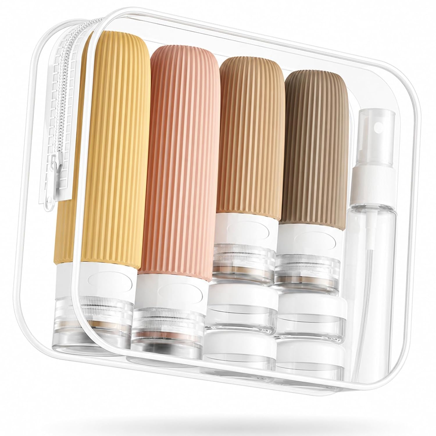 Detalle de Mrsdry 16 Pack Travel Bottles Set TSA-approved travel bottles