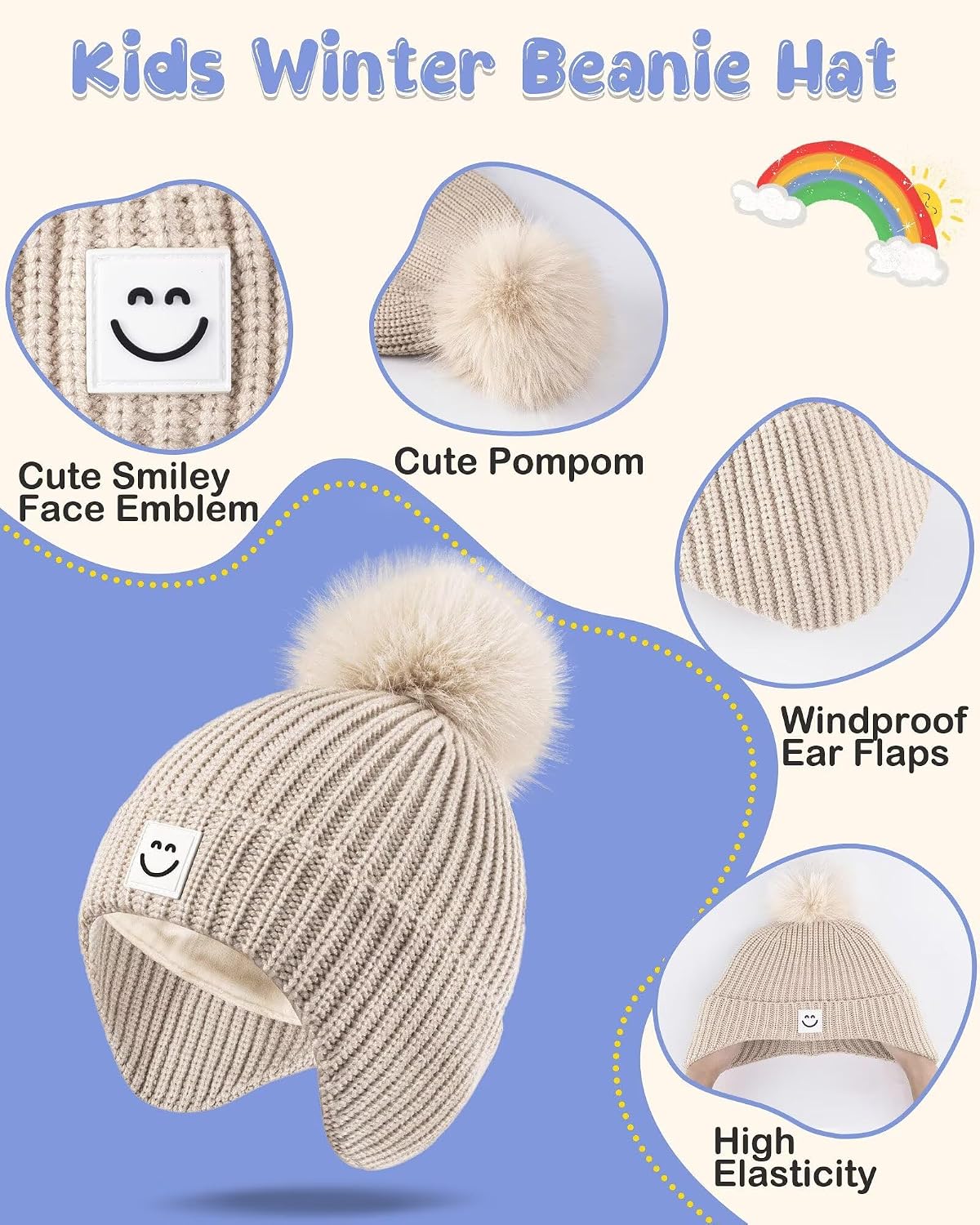 Thumbnail 4 de Alepo Baby Winter Hats, 3-Pack