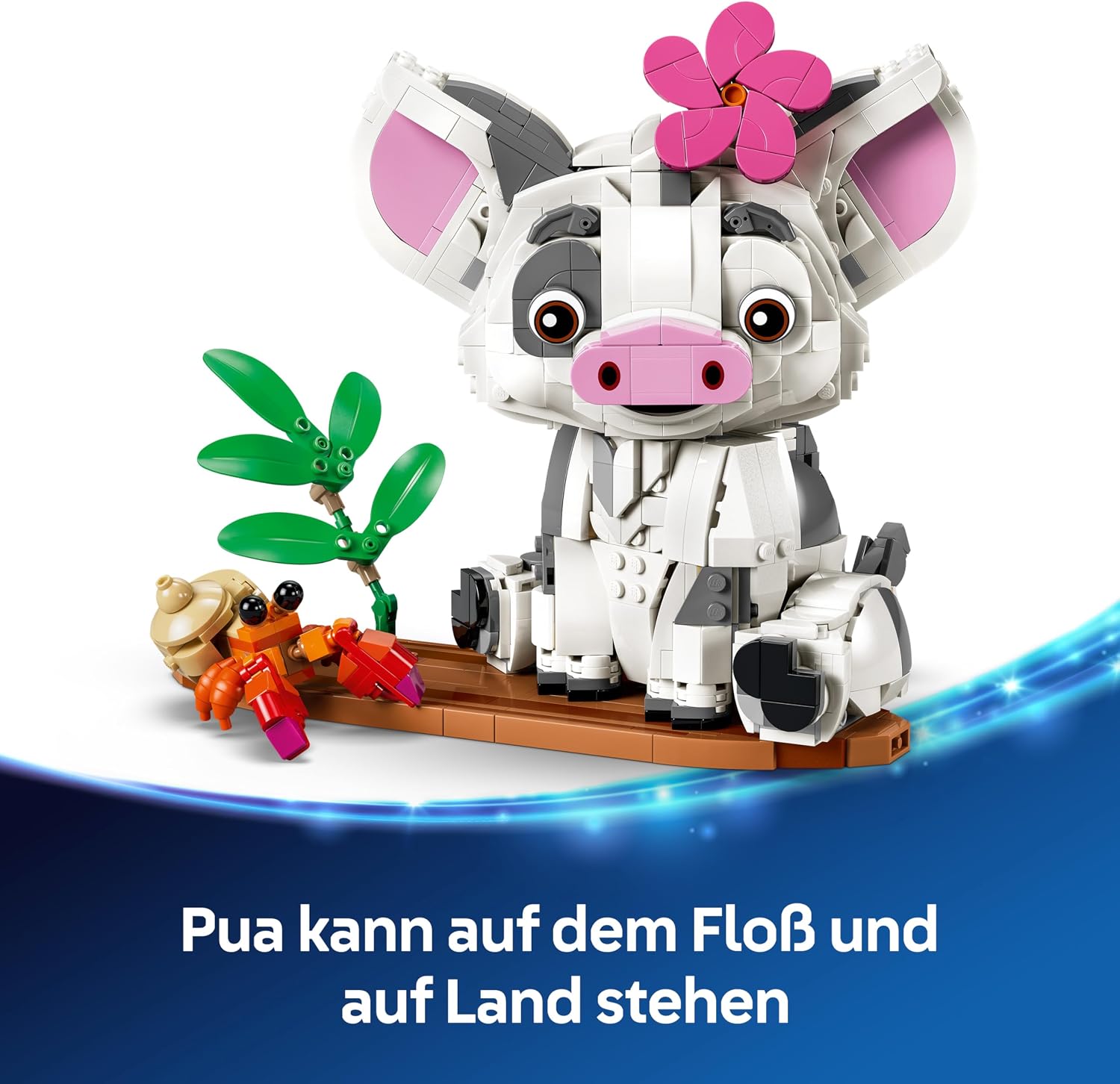 Thumbnail 2 de LEGO Disney Vaiana Pua – Das detailreiche Schweinchen-Set (43292) als Zimmerdeko