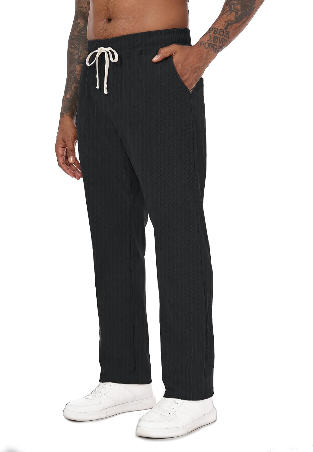 Detalle de Yageshark Pantalon chino velours côtelé