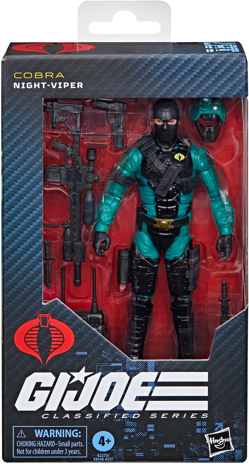 Detalle 2 de G.I. Joe G2273 Night-Viper #187 – figurka 15 cm, 7 akcesoriów