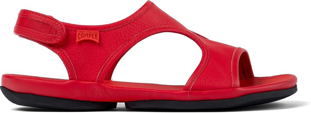 Thumbnail 5 de Camper Women’s Right Nina K201645T T-strap sandal in red leather