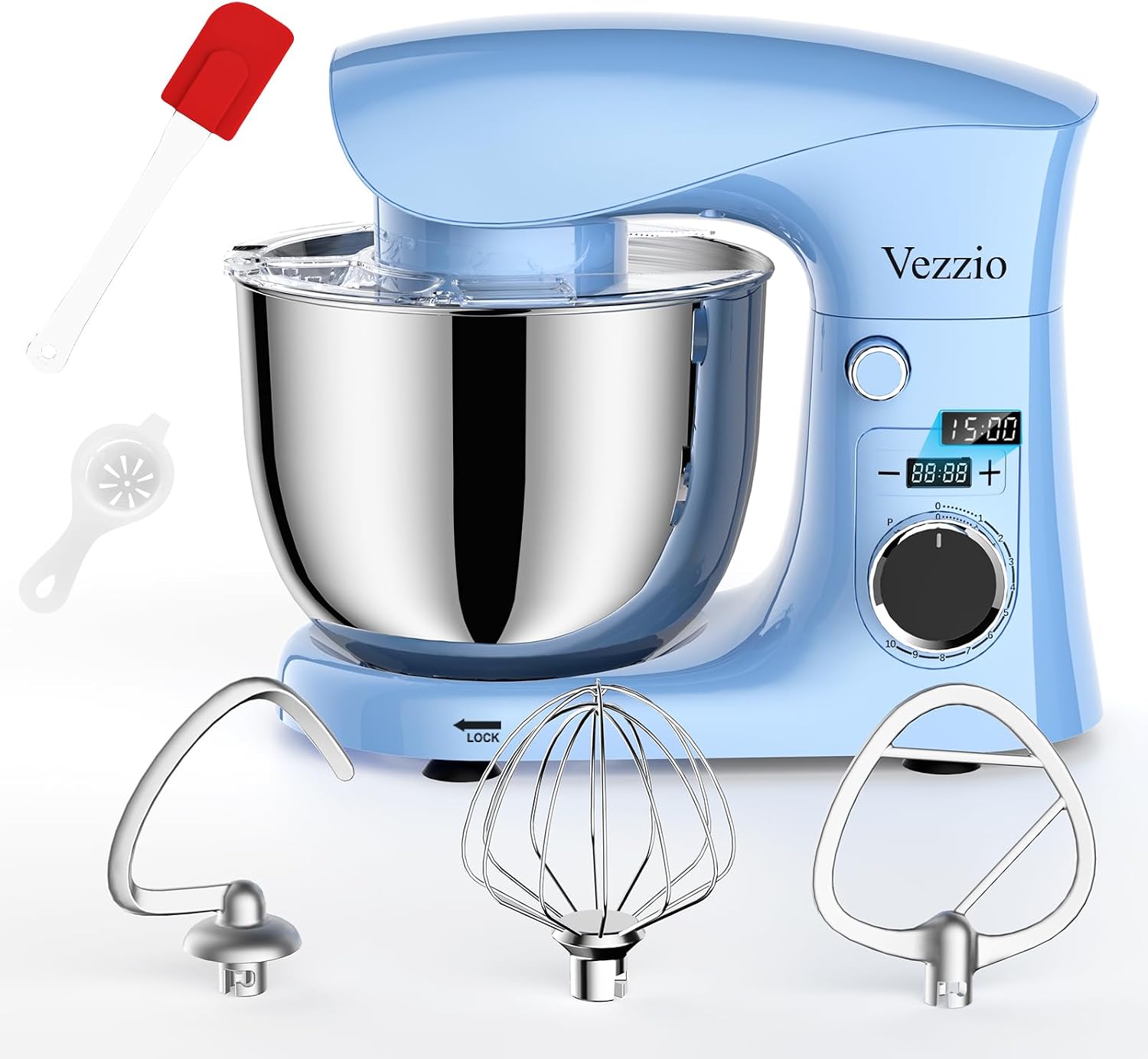 Thumbnail 1 de Vezzio Small Stand Mixer 1500W 5.5L