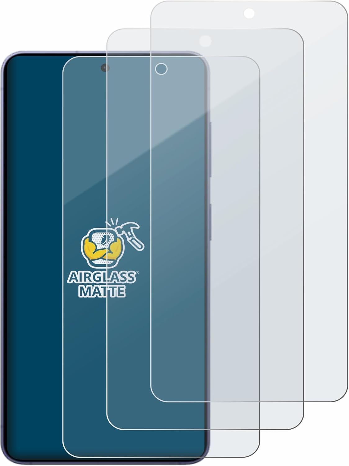Detalle 2 de BROTECT Pellicola Vetro Opaca per Samsung Galaxy S26 (3 Pezzi) – Anti-Riflesso, Durezza 9H