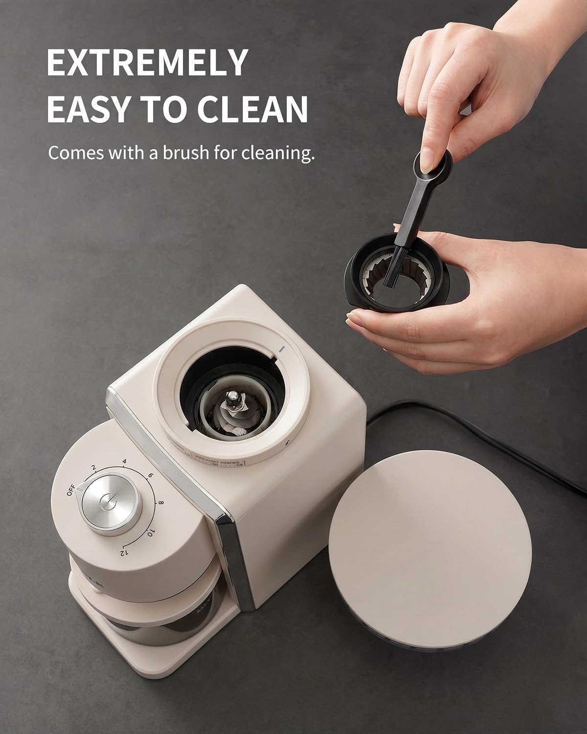 Detalle de KIDISLE Burr Coffee Grinder, 35 Settings