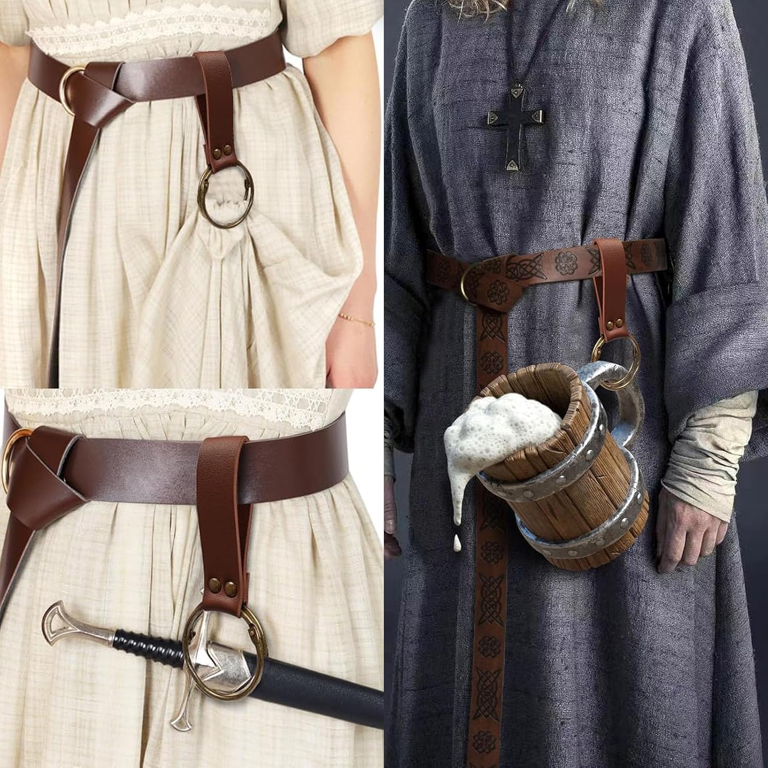Thumbnail 4 de Belt Pouch with Leather Belt