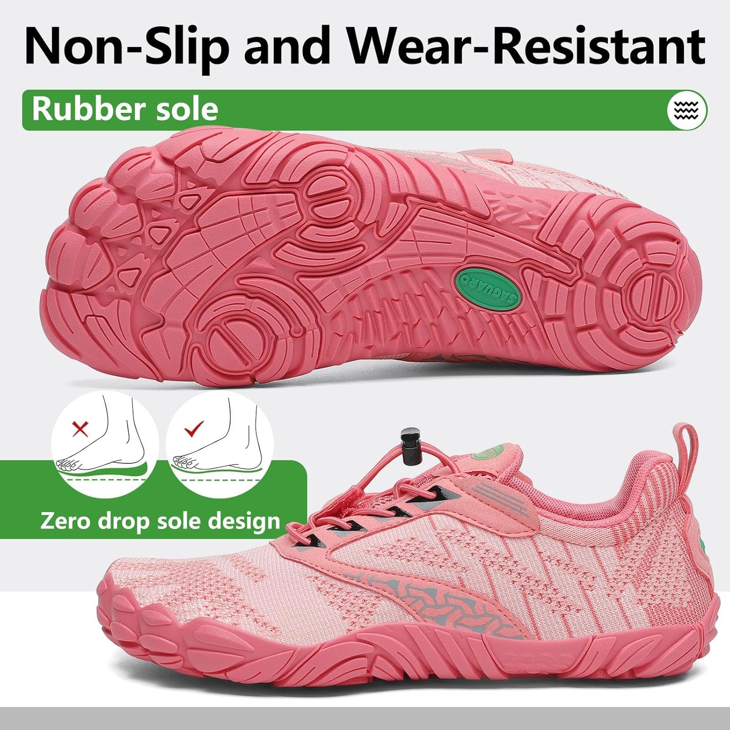 Thumbnail 4 de SAGUARO Chaussures de Trail Running et Eau – Minimalistes et Antidérapantes