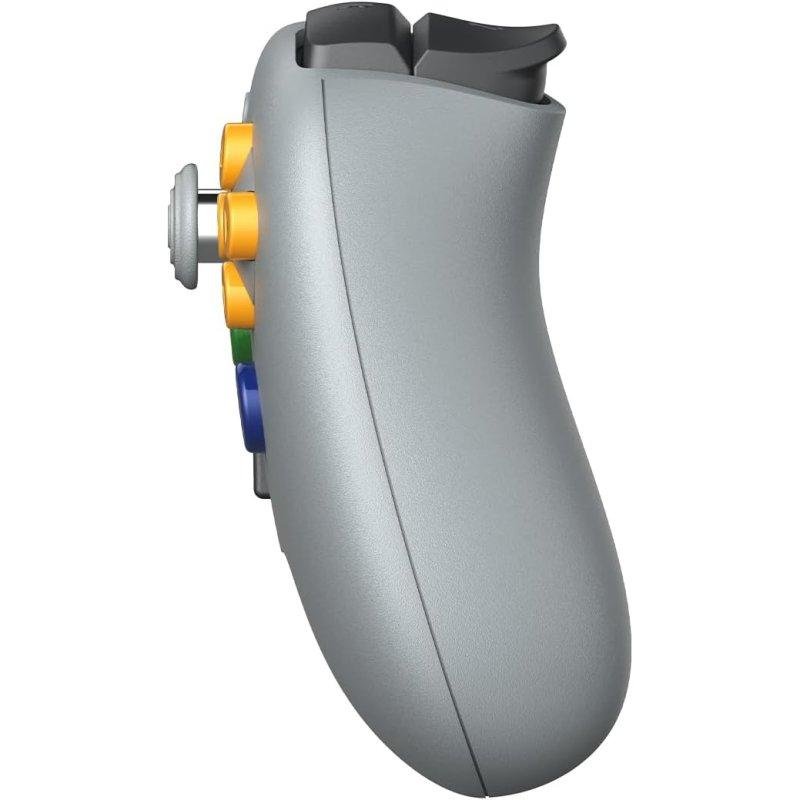 Detalle de Mando inalámbrico 8BitDo 64 Bluetooth Gris clásico: precisión y compatibilidad multiplaforma