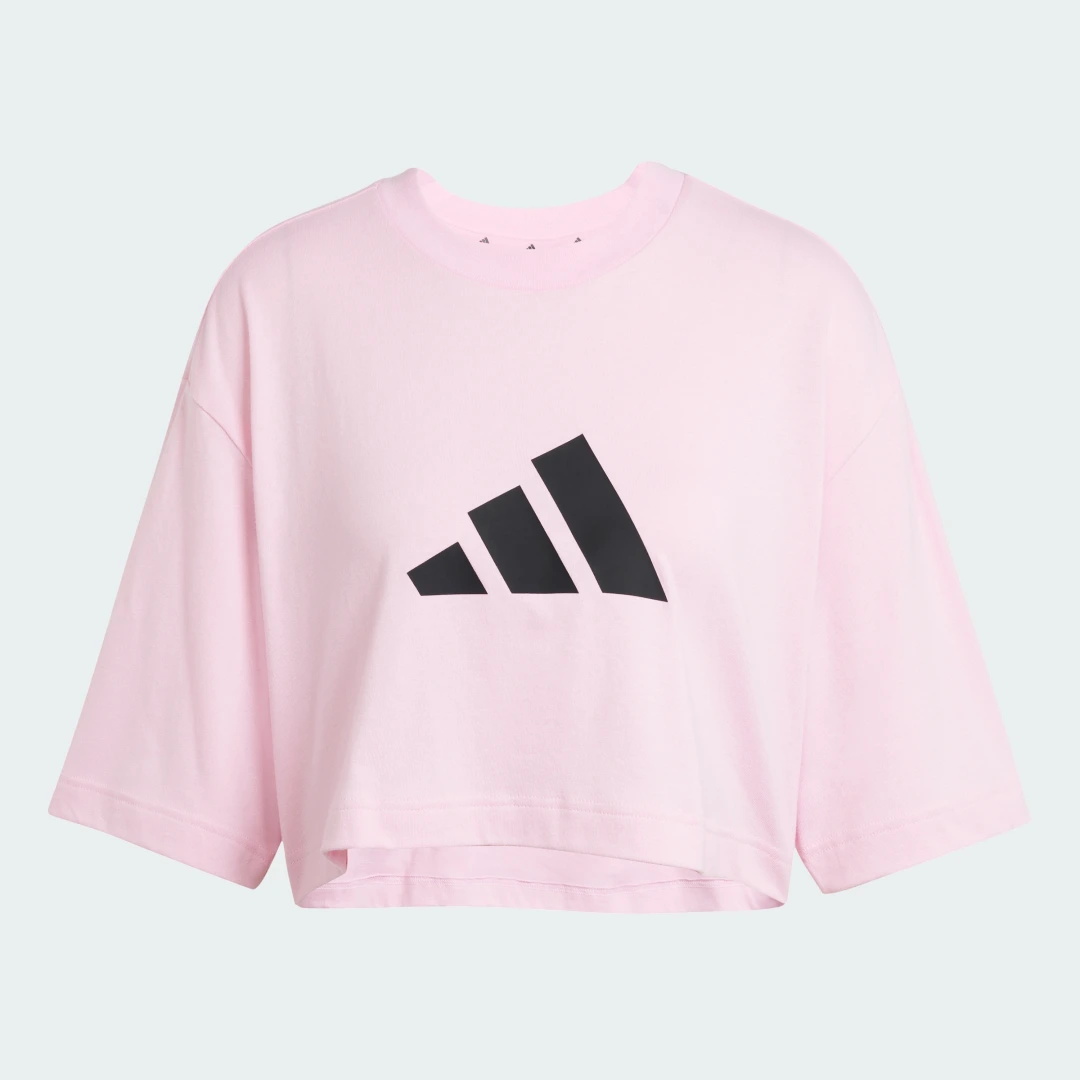 Detalle de Camiseta Future Icons 3 Bar Logo de Adidas (Rosa)