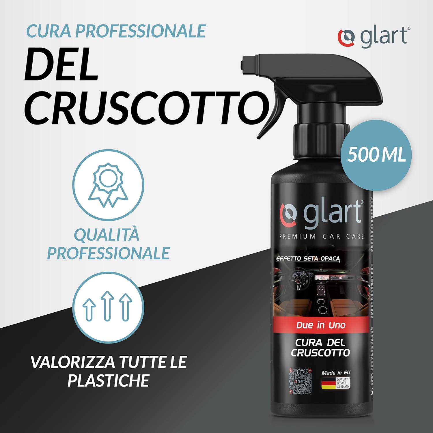 Thumbnail 1 de Glart 45CP Cura del Cruscotto Auto – Trattamento in profondità per plastiche interne, 500 ml