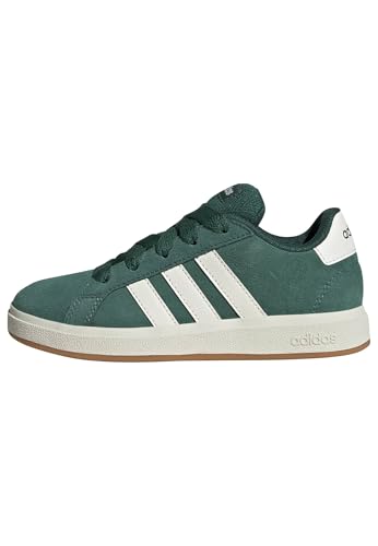 Detalle de adidas Mixte Enfant Grand Court 00S – Collegiate Green/Off White/Gum, 39 1/3 EU