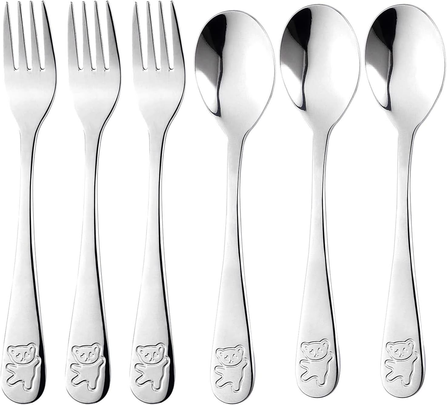 Lanjue 6 PCS Stainless Steel Flatware Set