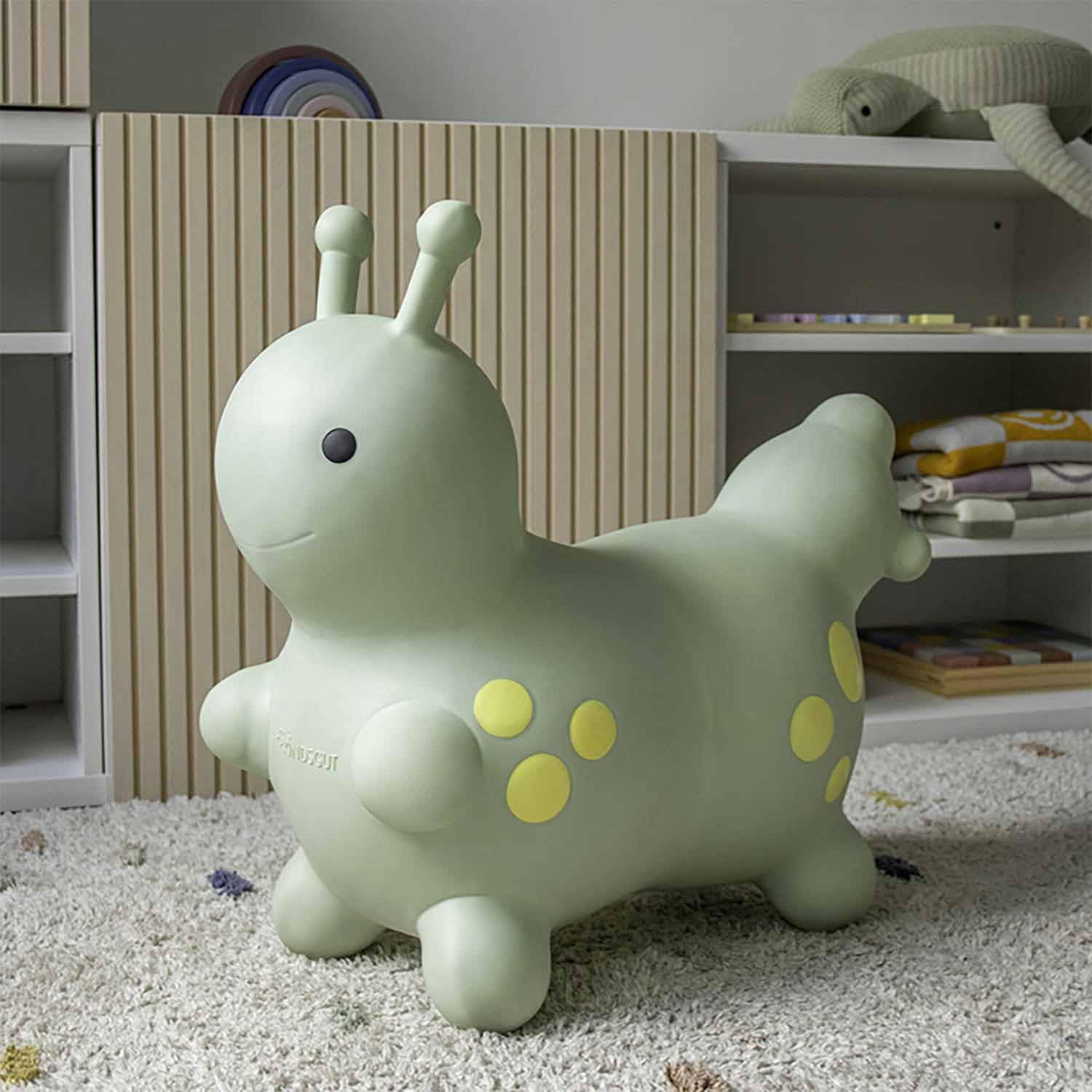 Thumbnail 1 de Kindsgut Animal Sauteur pour Enfants – Chenille, pompe incluse, couleurs discrètes