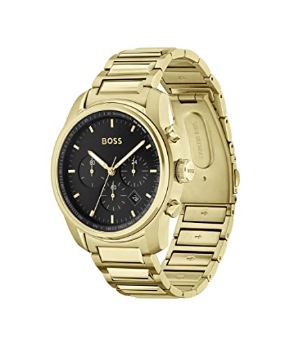 Detalle 2 de BOSS Montre Chronographe à Quartz pour Homme avec Bracelet en Acier Inoxydable doré - 1514006