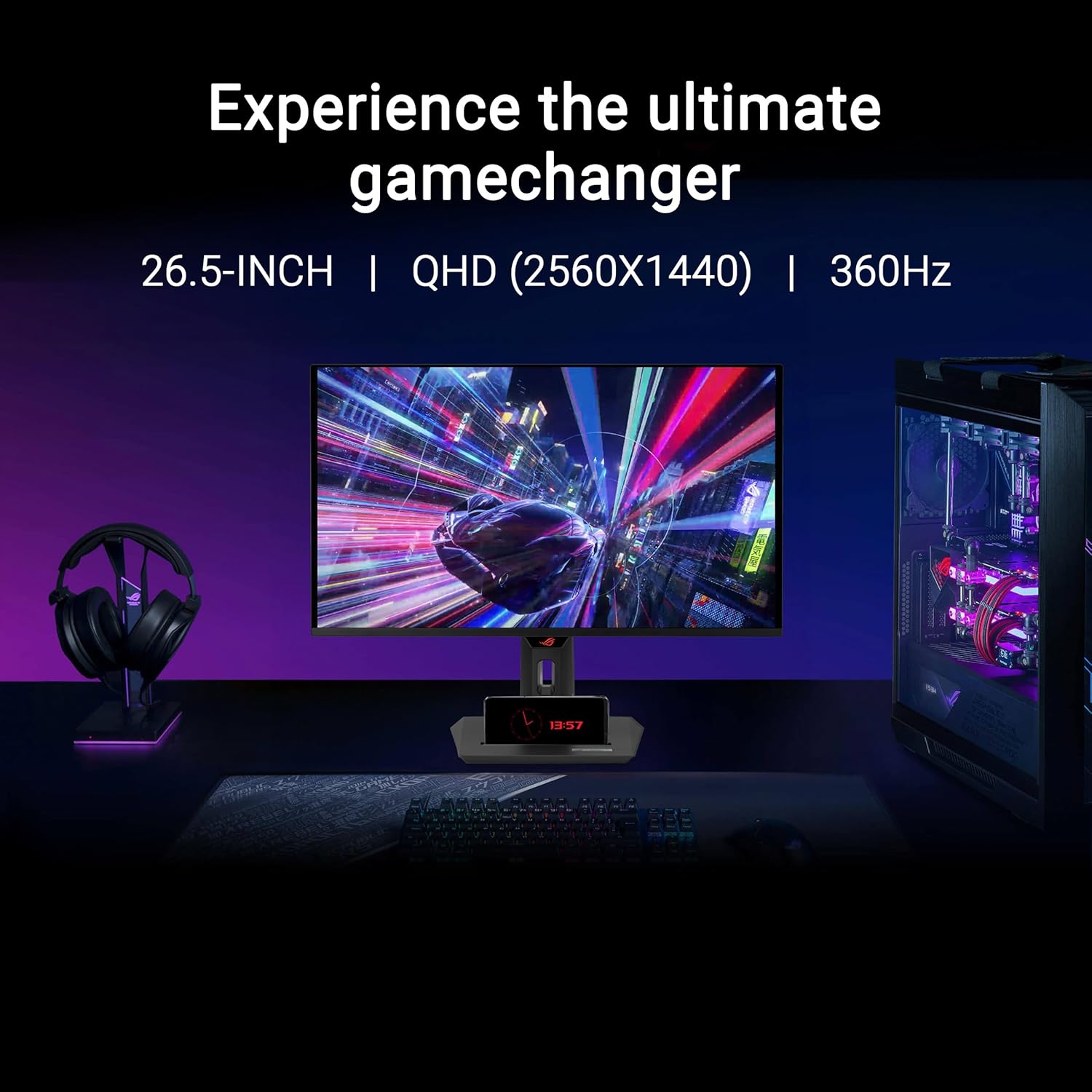 Thumbnail 1 de ASUS ROG Strix 26.5” OLED Monitor