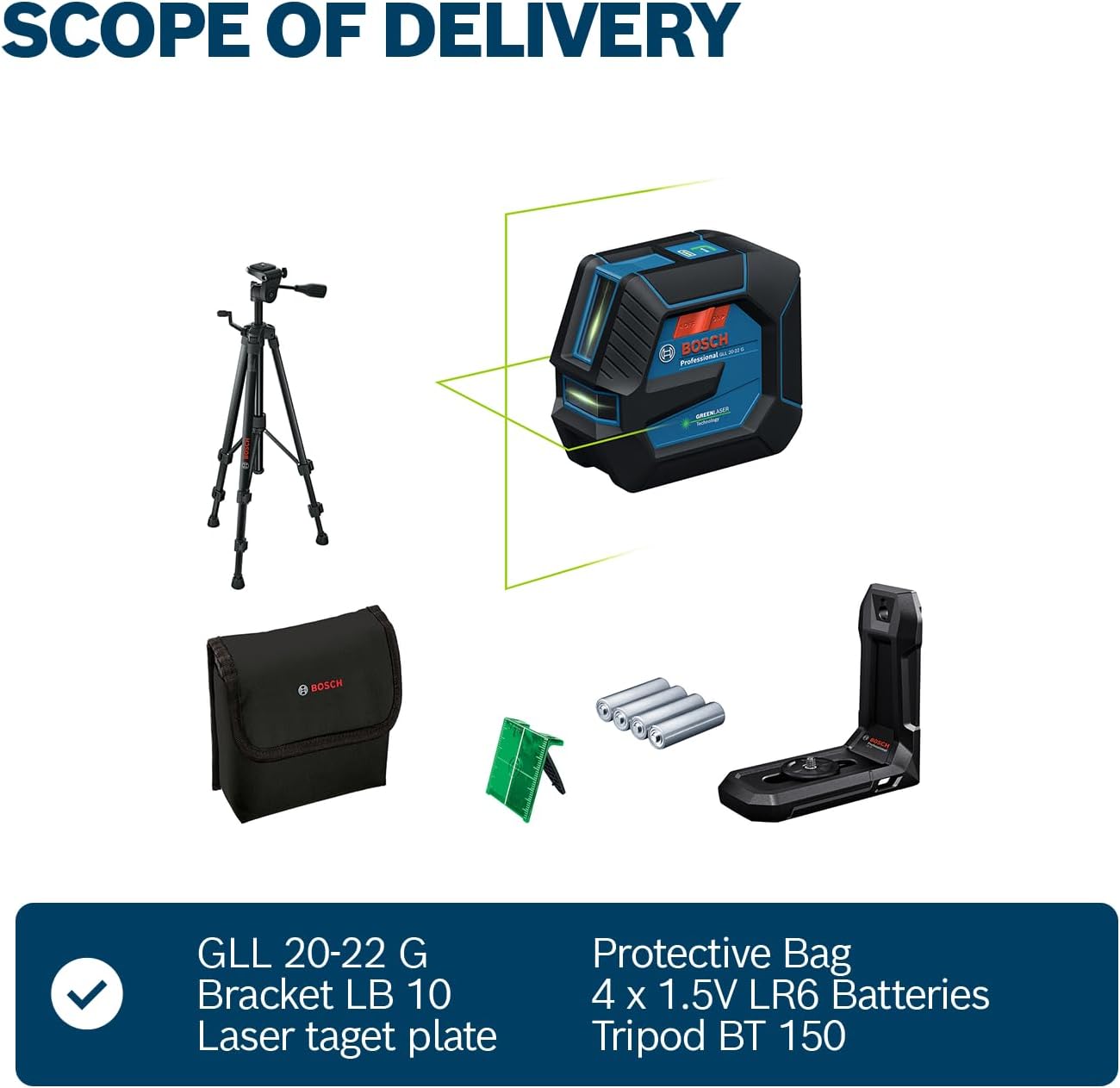 Thumbnail 4 de Bosch GLL 20-22 Linienlaser ±0,3 mm/m 📏