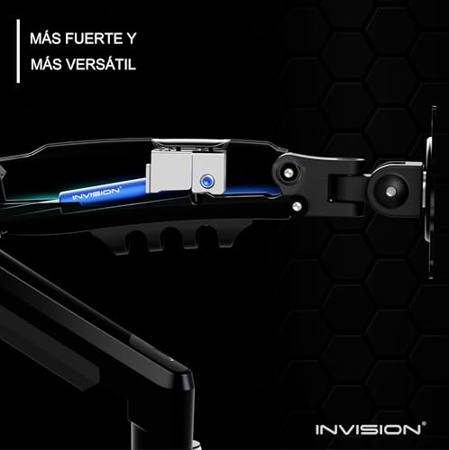 Thumbnail 1 de Invision MX400: Brazo doble para monitor 19–32" con soporte VESA 75/100 y ajuste ergonómico