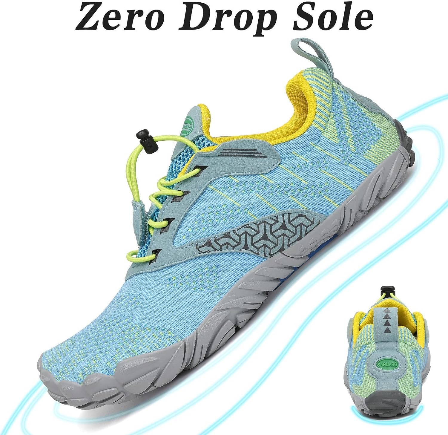 Thumbnail 4 de SAGUARO Barefoot zapatillas trail unisex