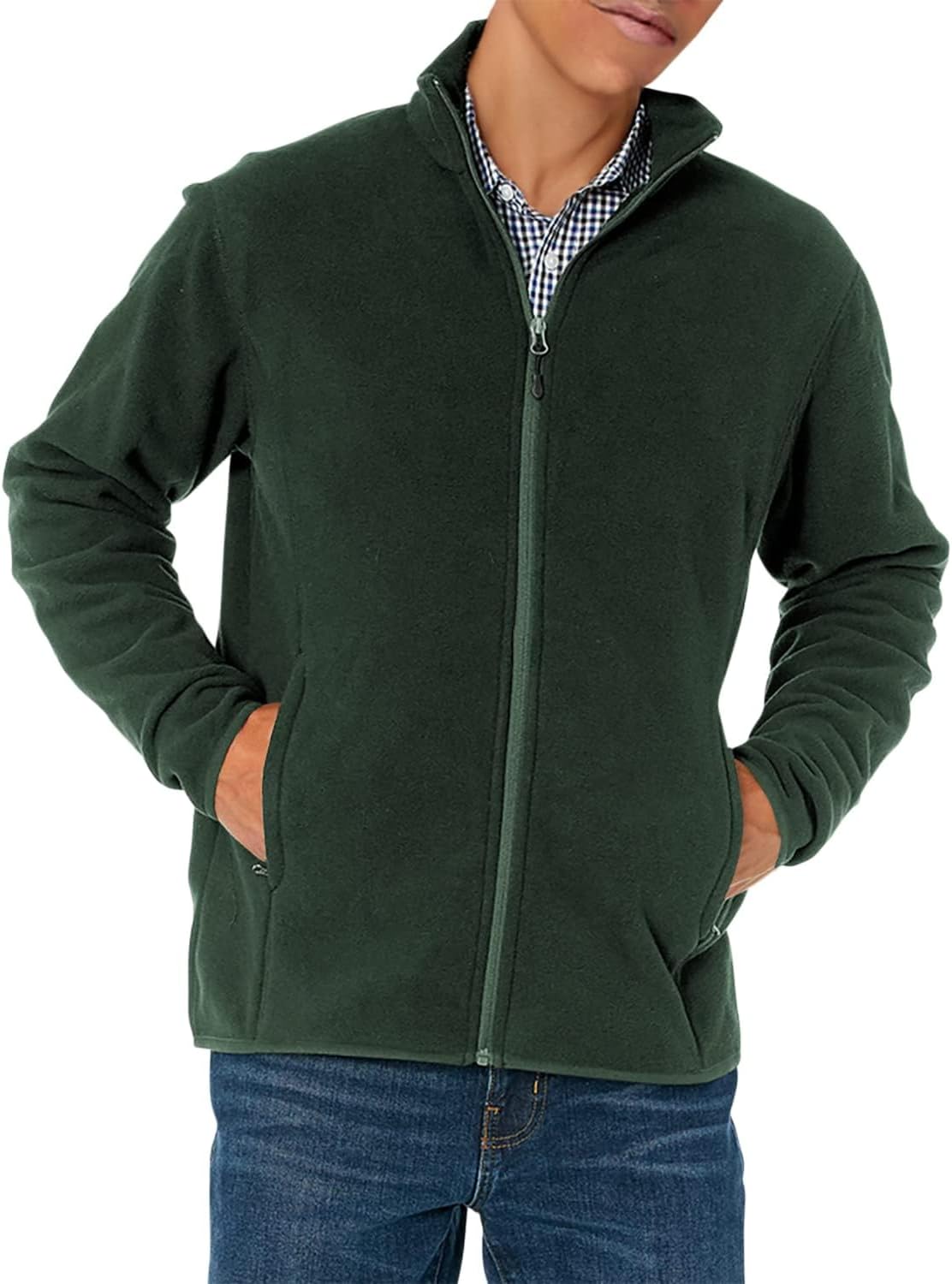Thumbnail 4 de Amazon Essentials Men’s Full-Zip Fleece Jacket (Big & Tall) – cosy midweight warmth for everyday wear