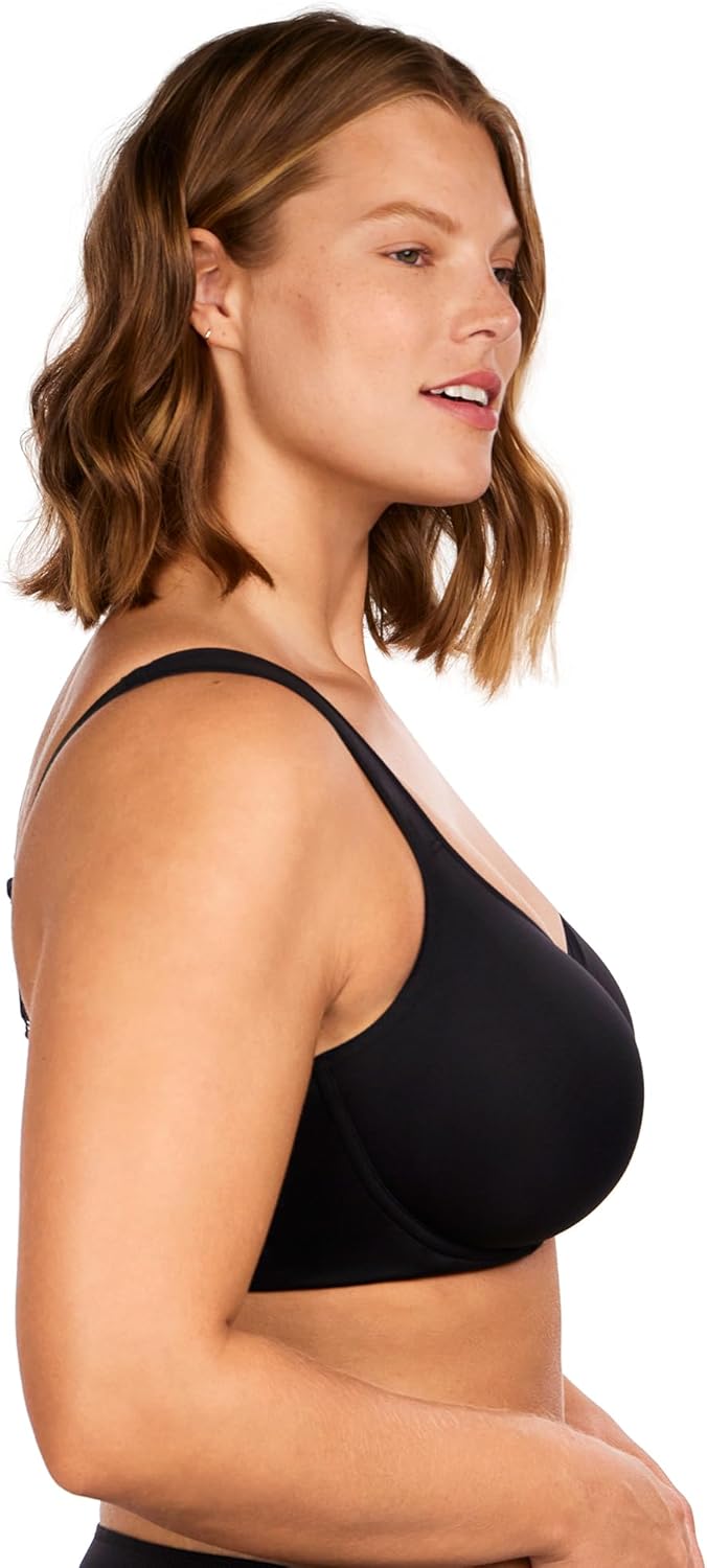 Thumbnail 4 de HSIA Women’s Minimizer Full Coverage T-Shirt Bra (Plus Size), Seamless Unlined Underwire Cups