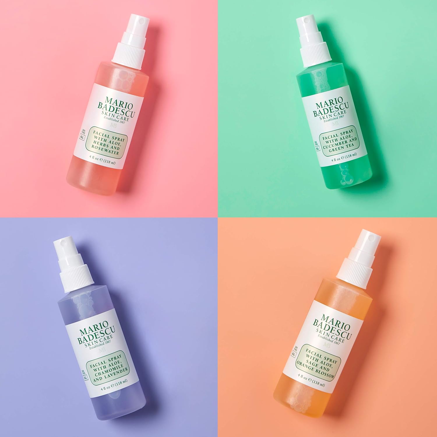 Detalle de Mario Badescu Mini Mist Facial Spray Collection 2 Fl Oz