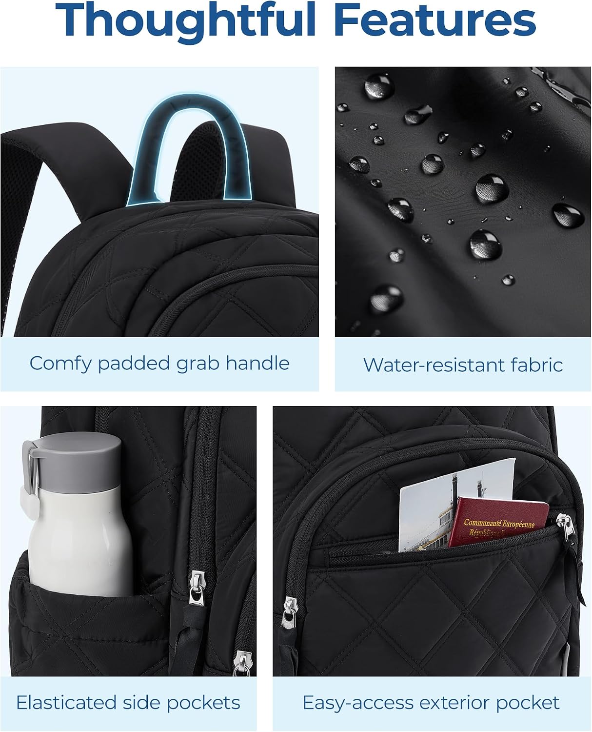 Thumbnail 6 de BAGSMART Travel Laptop Backpack 15.6" 💼