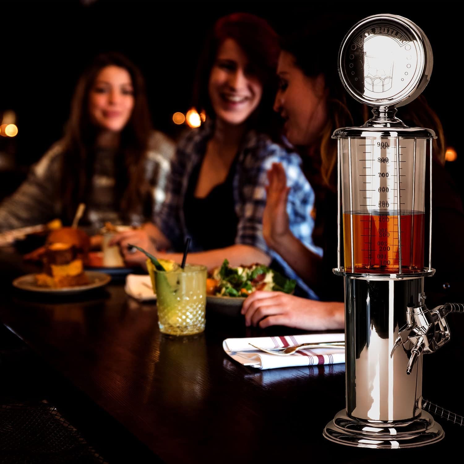 Detalle 2 de GOODS+GADGETS® RETRO-GETRAENKESPENDER retro drankendispenser van 1.000 ml