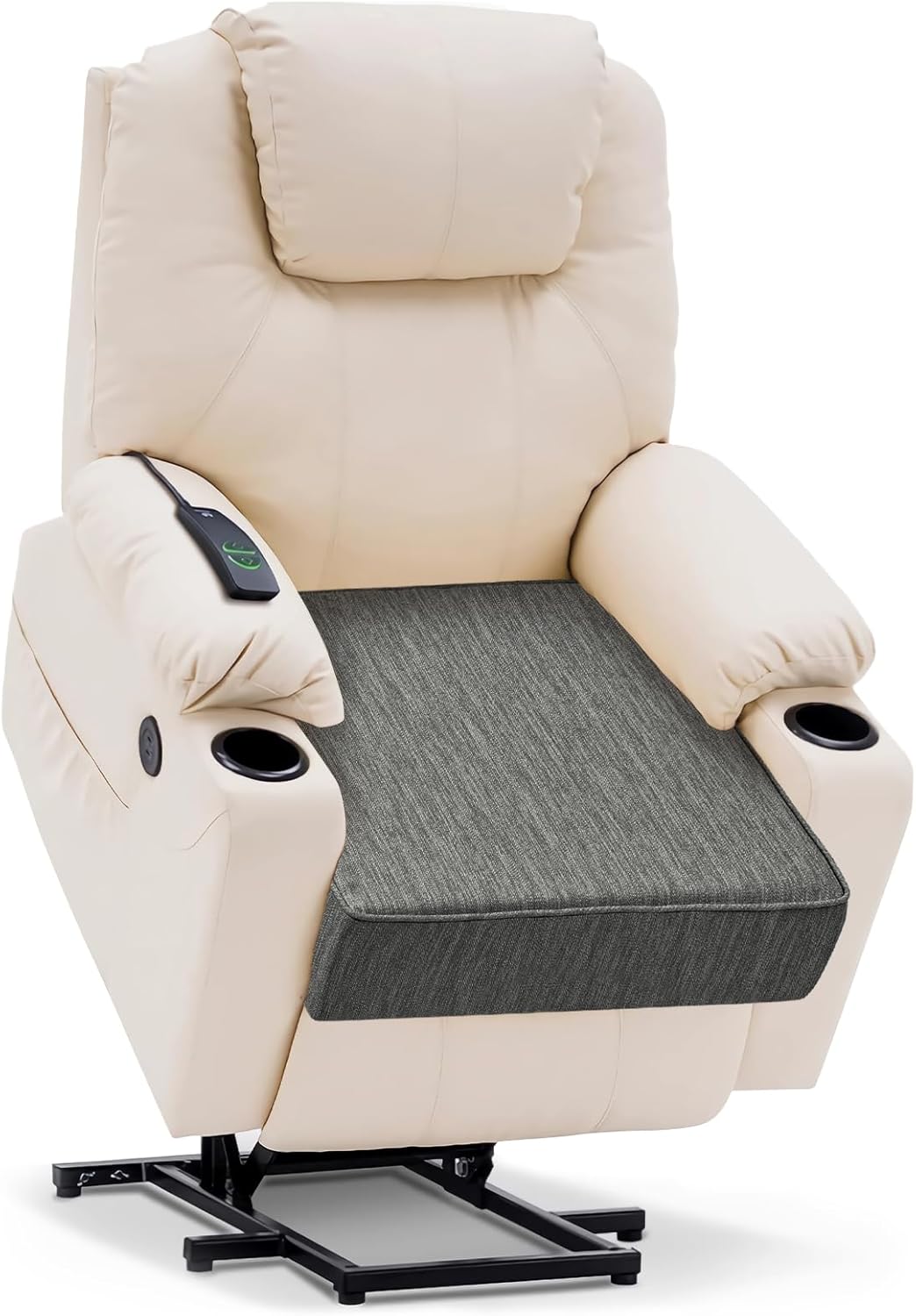 baibu Large Memory Foam Chair Cushion 50x50x12.7cm