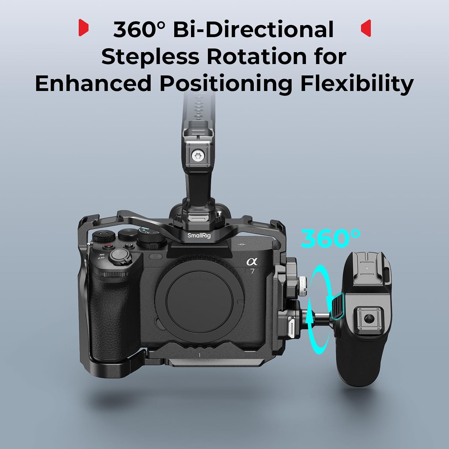 Thumbnail 3 de SMALLRIG HawkLock Quick Release Cage Kit for Sony Alpha A7 V / A7R V / A7 IV / A7S III