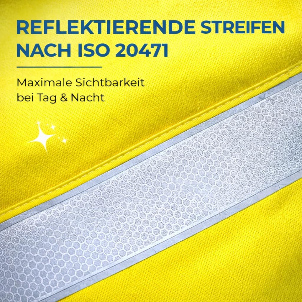 Detalle de 2X Gilet di Sicurezza Auto 2026 Giallo ISO20471