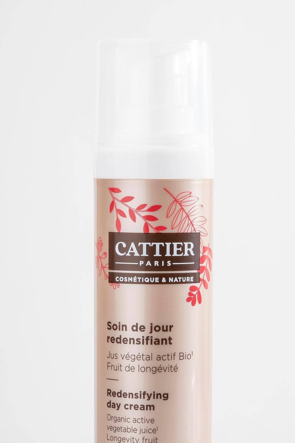Detalle de Cattier Soin de Jour Redensifiant Bio – 50 ml : hydratation et fermeté au naturel
