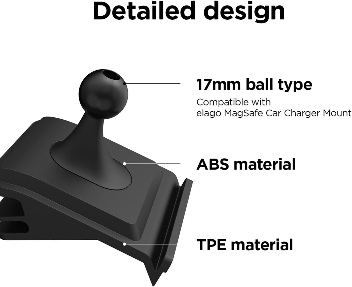 Thumbnail 4 de elago Supporto da Auto per Tesla Model 3 (2019-2022) e Model Y (2021-2022) con installazione facile, solo per caricatore magnetico
