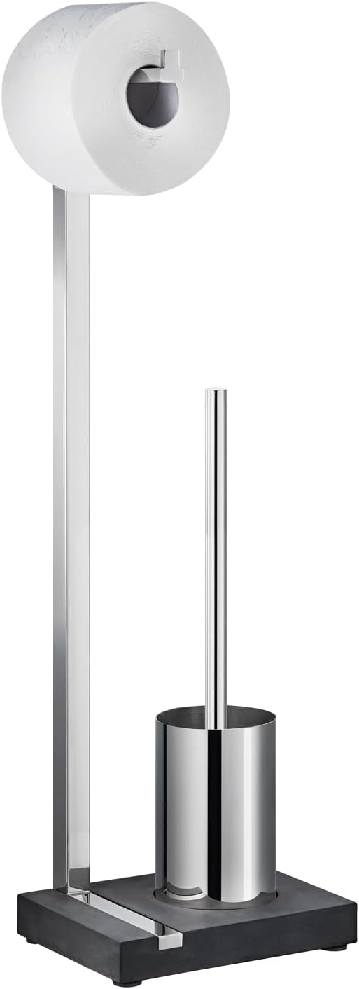 Detalle 2 de Blomus MENOTO stojak na szczotkę WC i papier toaletowy ze stali nierdzewnej