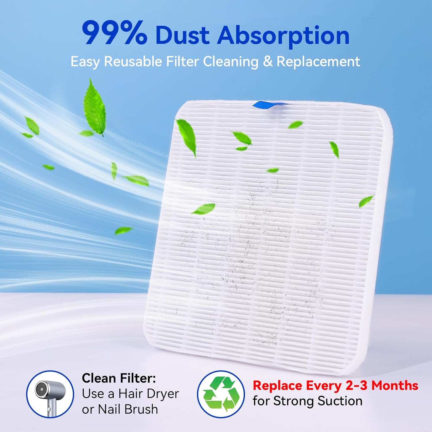 Thumbnail 6 de Makartt Nail Dust Collector (Larina) with Adjustable Suction, LED Display, and Reusable Filter