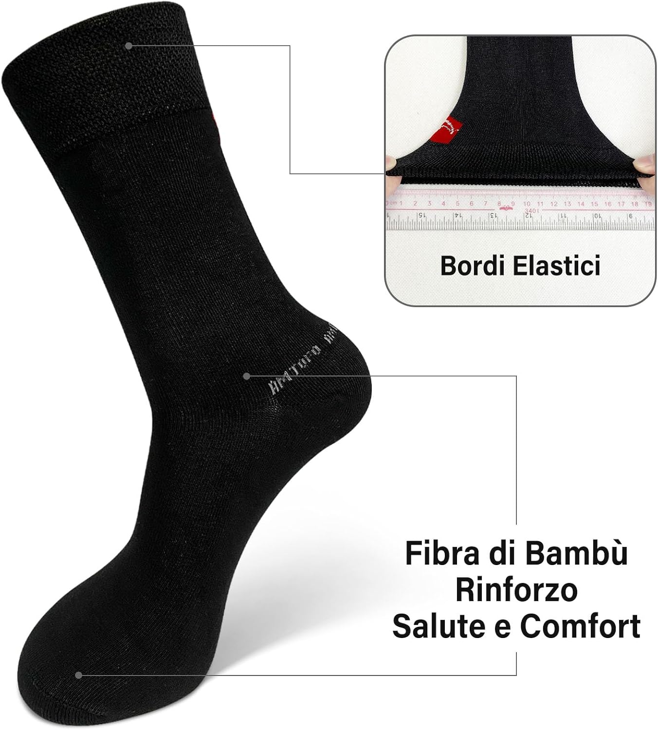 Thumbnail 3 de LOFIR calzini corti in fibra di bambù per uomo e donna (6 paia) – traspiranti, antibatterici e ultra-morbidi