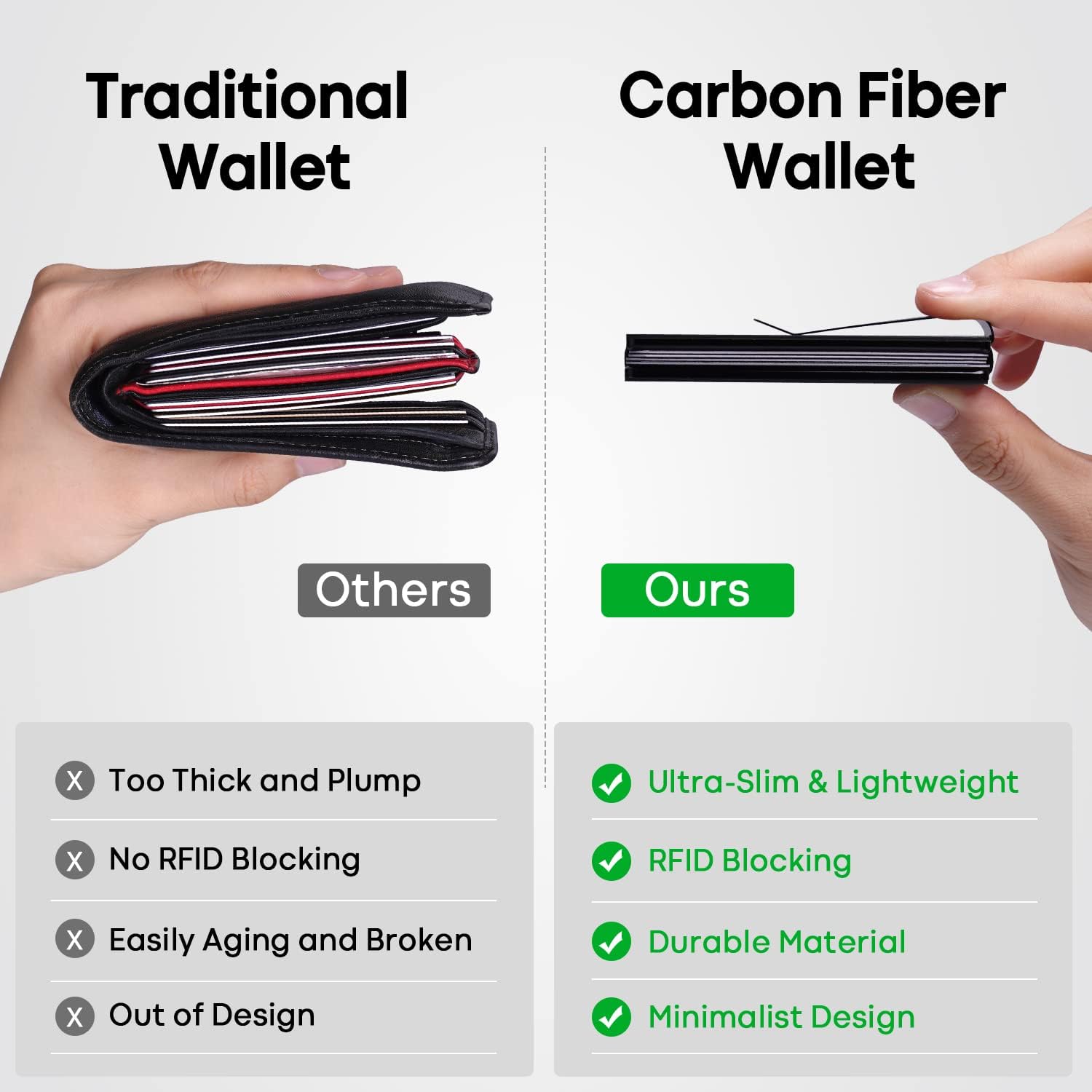 Thumbnail 5 de RealPlus Card Holder RFID-blocking minimalist wallet