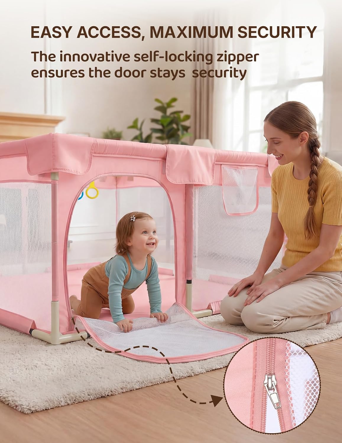 Detalle 2 de Dripex Baby Playpen 47" x 47