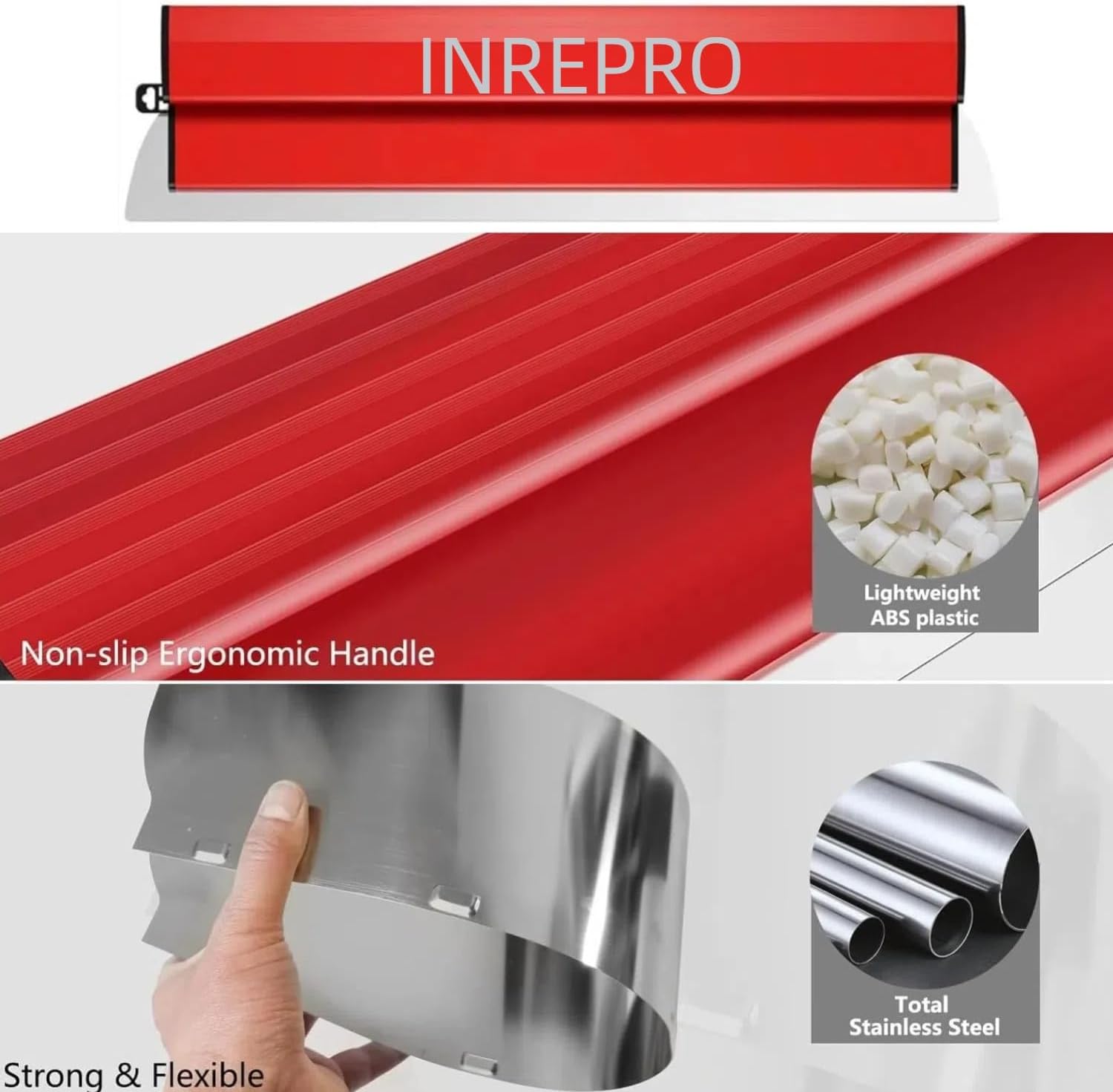 Thumbnail 6 de INREPRO Lame d'écrémage 0,35 mm – Lame de spatule de lissage pour cloisons sèches (80 cm)