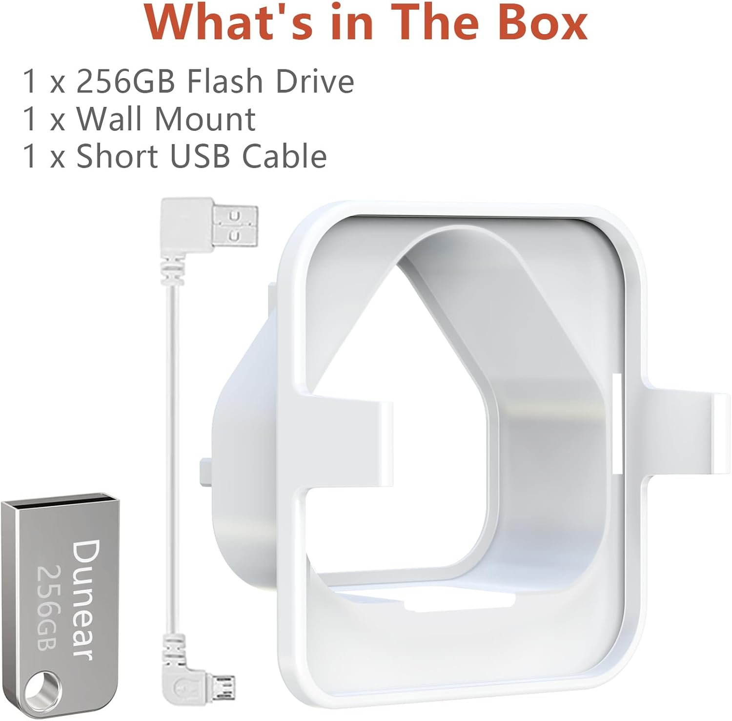 Thumbnail 4 de 256GB USB Flash Drive & Outlet Mount for Blink Sync Module 2 (No-Drilling)