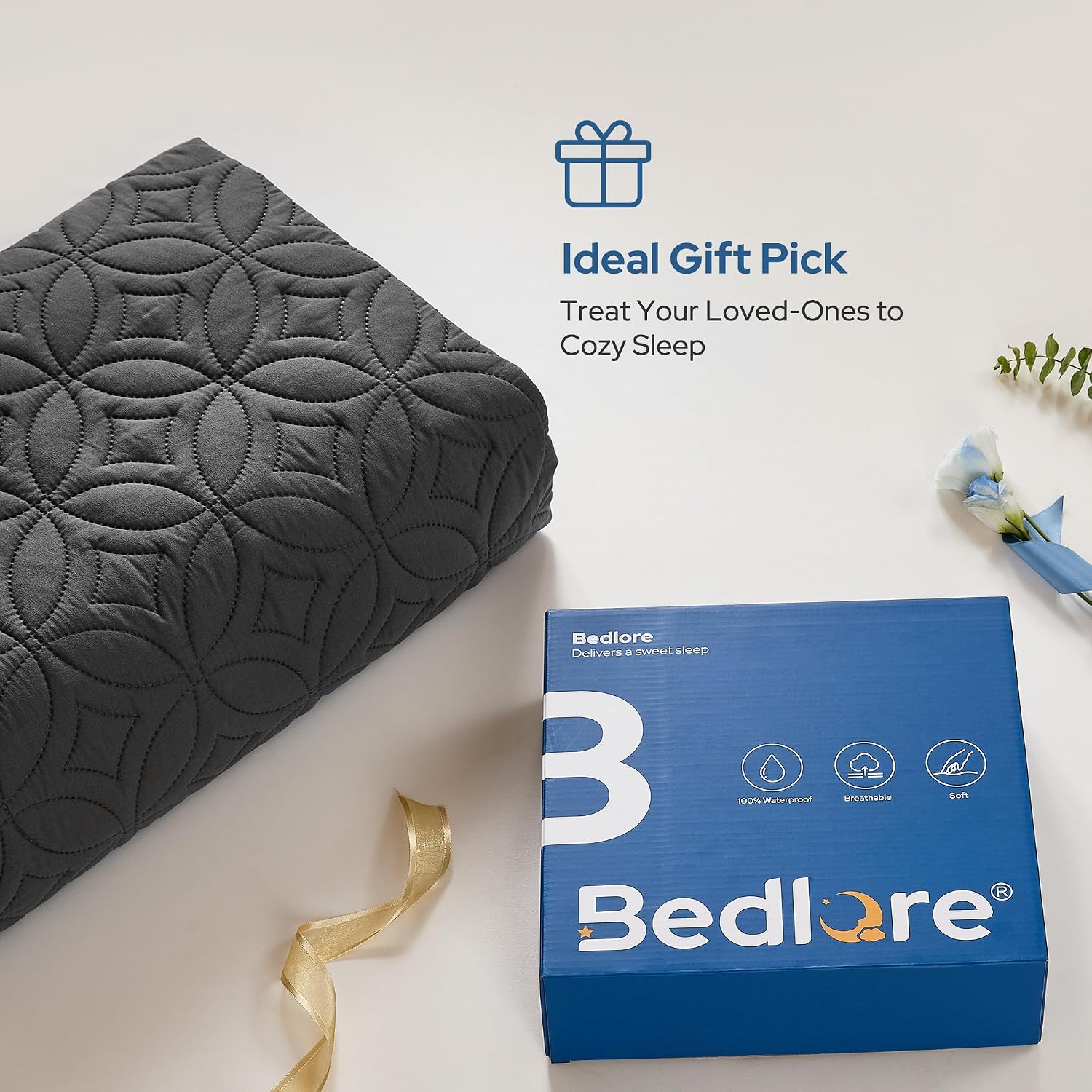Detalle 1 de BEDLORE Mattress Protector, King Size