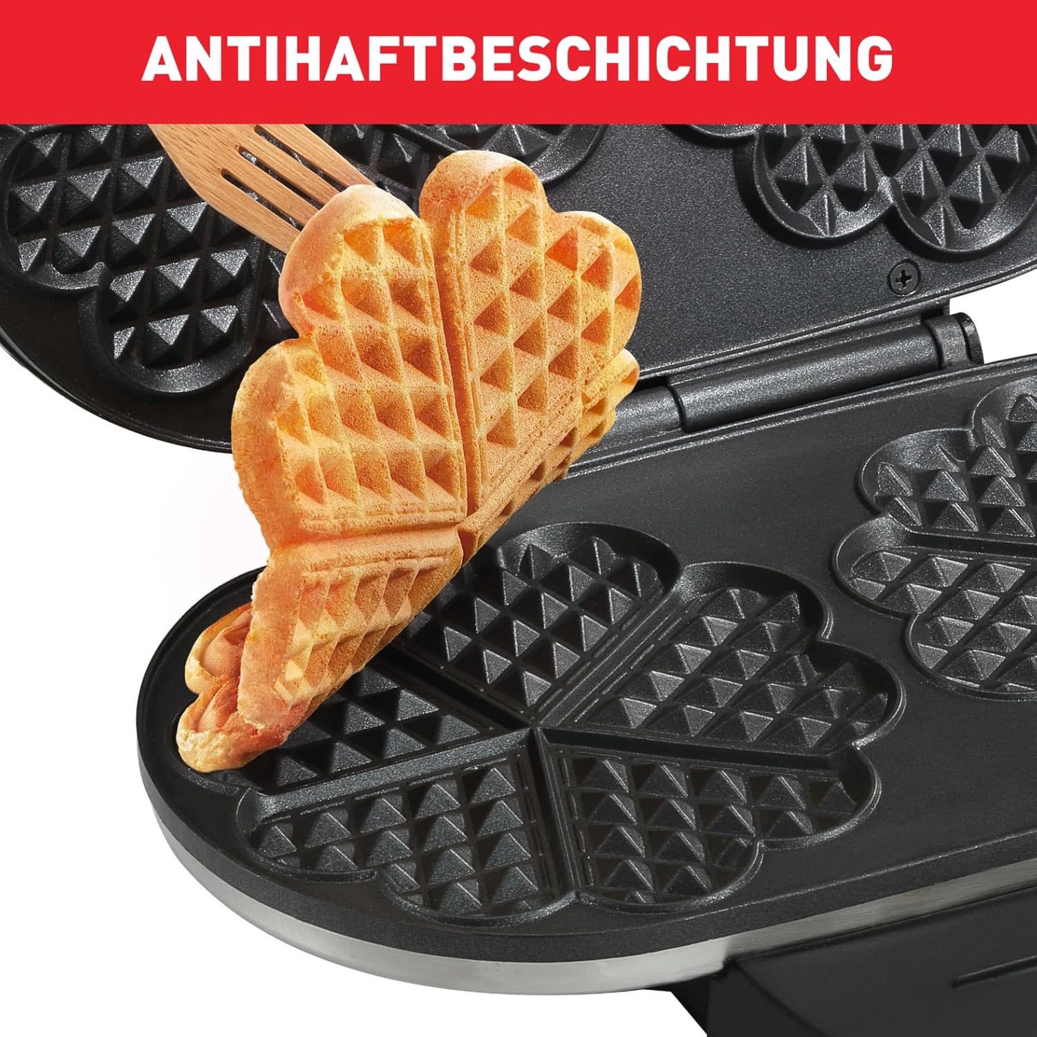 Thumbnail 6 de Tefal Doppel-Herzwaffeleisen WM311D mit stufenlosem Temperaturregler, 1200 W