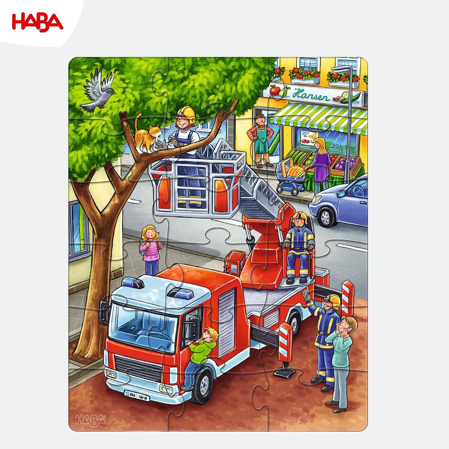 Thumbnail 2 de HABA 302759 Puzzles Policía Bomberos