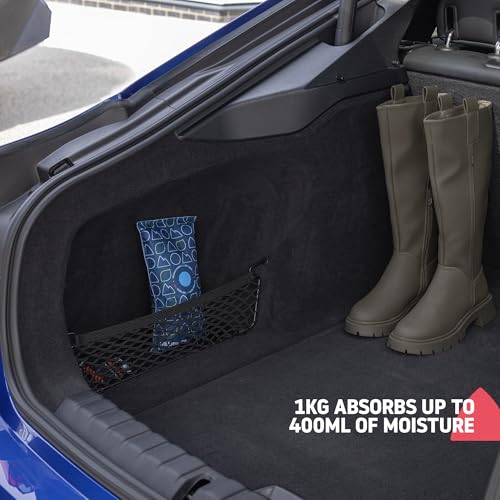 Detalle de Hillington 1kg Car Dehumidifier Bags – 2-Pack with Anti Slip Pads