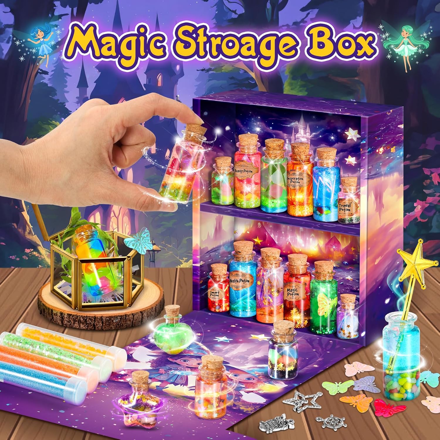 Thumbnail 5 de Subtail Pozioni Magiche Bambina – Kit fai-da-te per pozioni fatate (6-12 anni), regalo creativo