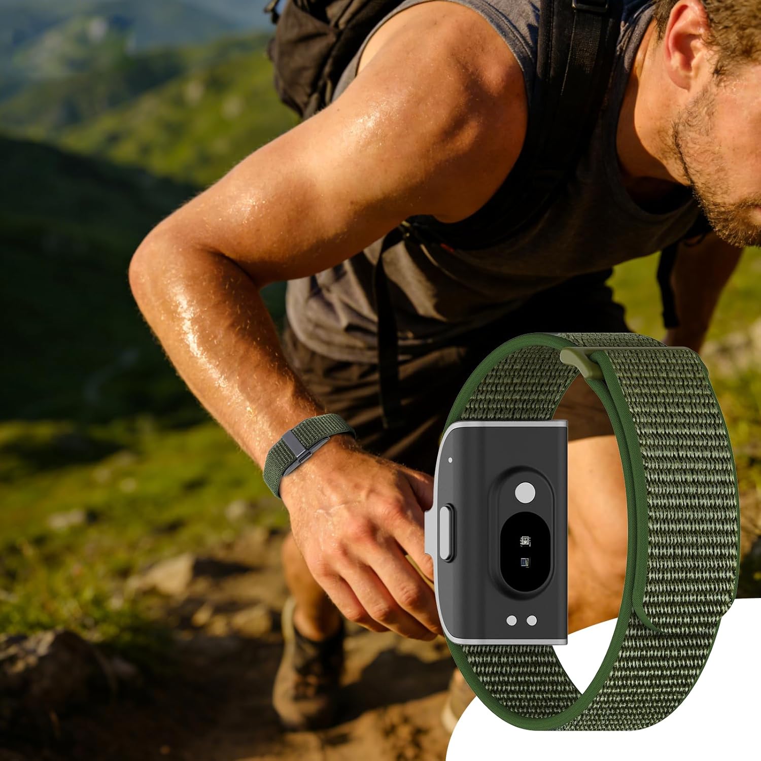 Thumbnail 4 de ZOOROO 3-Pack Nylon Loop Sport Replacement Bands for Hume Health Band