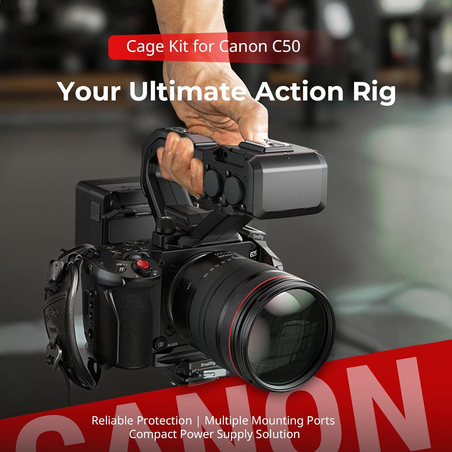 Thumbnail 2 de SMALLRIG Handheld Power Cage Kit Canon C50