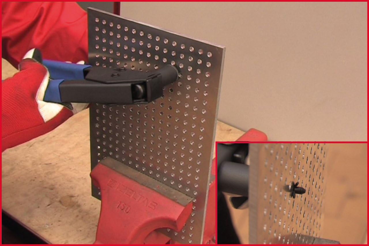 Thumbnail 3 de KS TOOLS 150.9650 – Pince à Riveter avec rivets et poignées bleues
