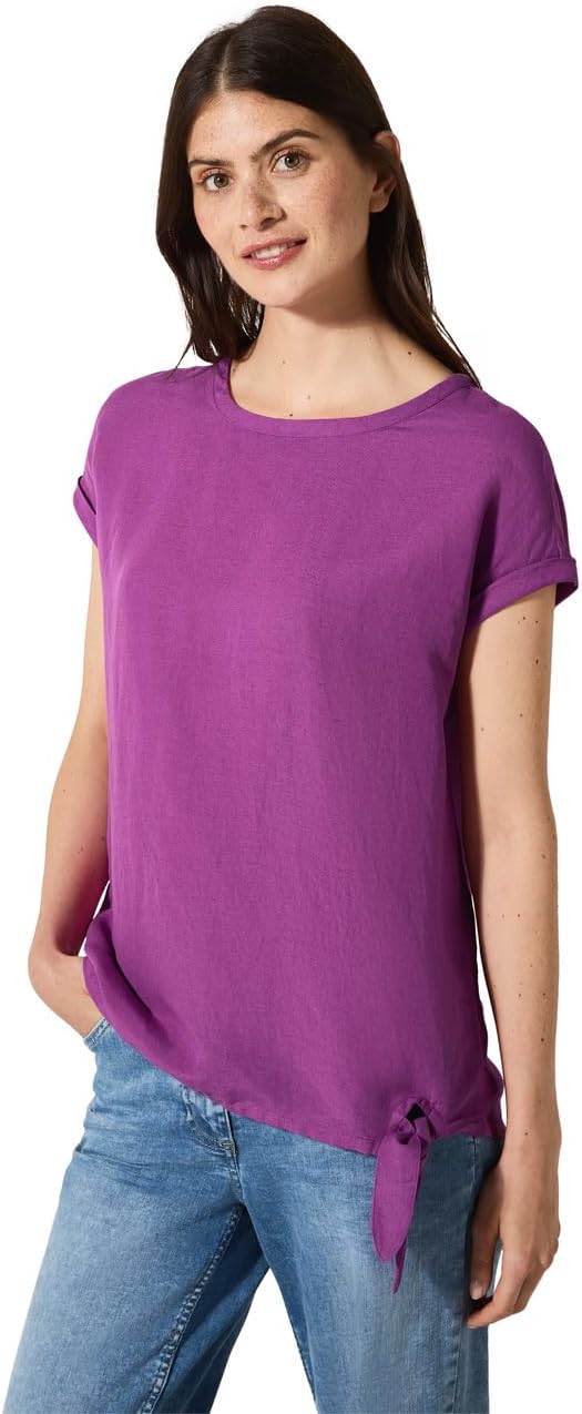 Thumbnail 5 de Cecil Leinenmix Bluse mit Knoten