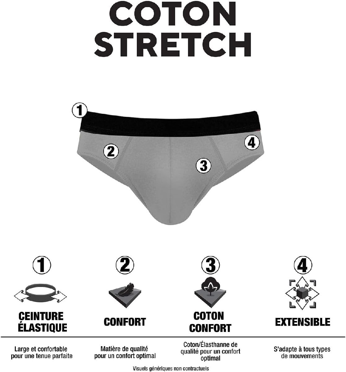 Detalle 2 de Pierre Cardin Underwear Pack de 4 boxers
