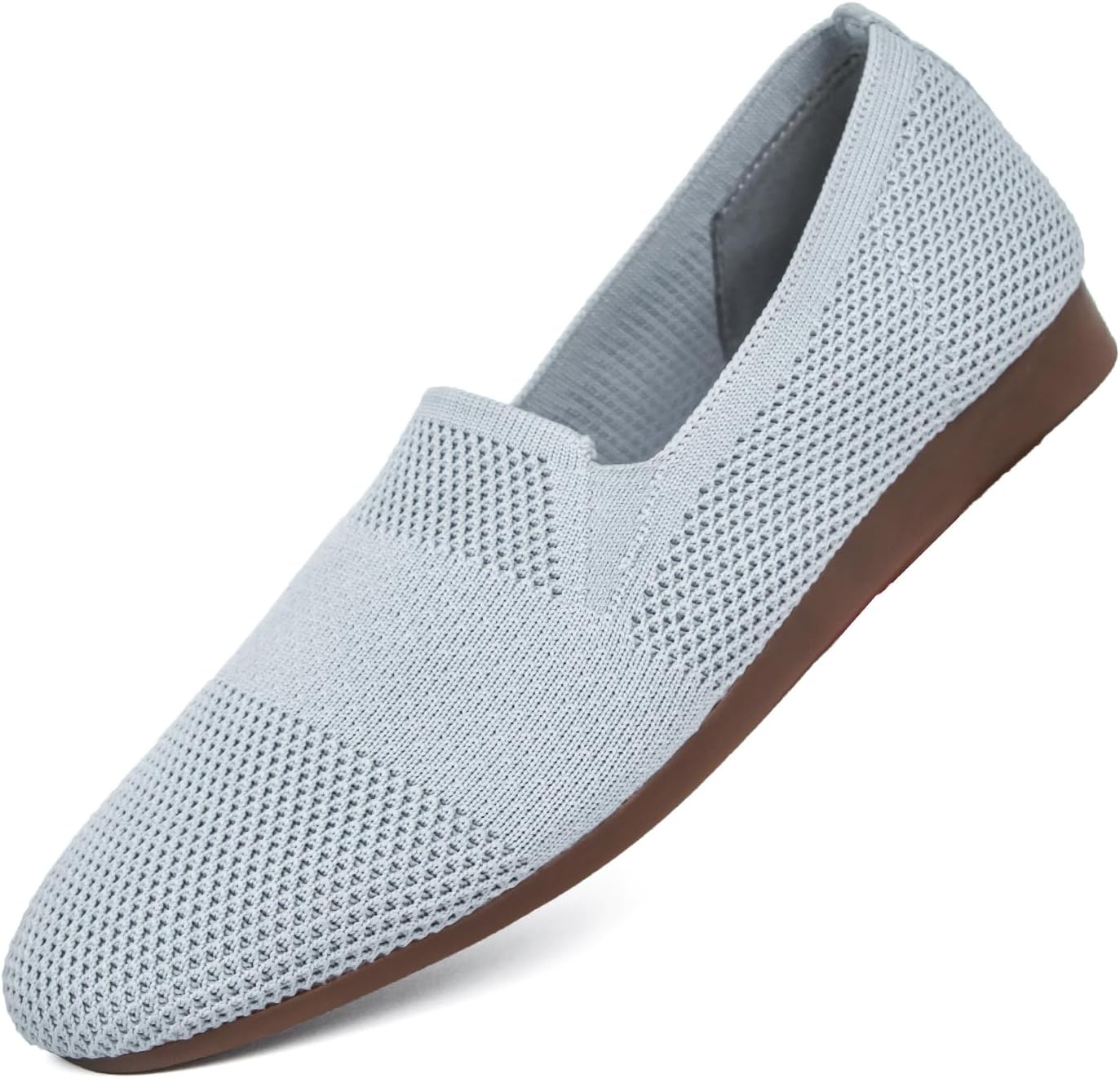 Thumbnail 6 de Puxowe Damen Ballerina Slip On Strick – bequeme Runde-Zehe Ballerinas aus atmungsaktivem Mesh-Strick